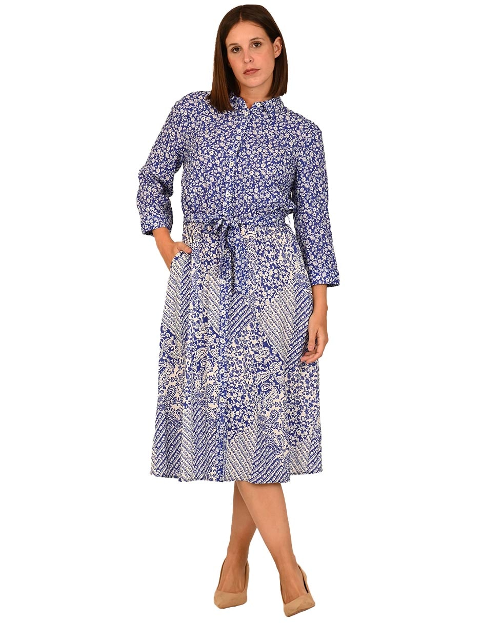 Vestido midi casual para mujer