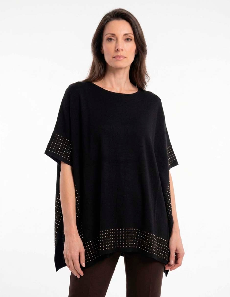 Blusa manga al codo para mujer