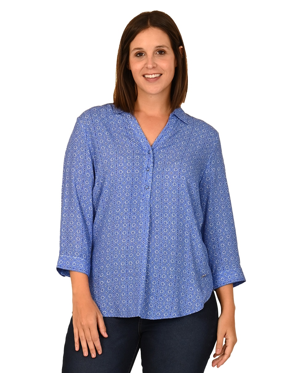 Blusa manga 3/4 para mujer 1