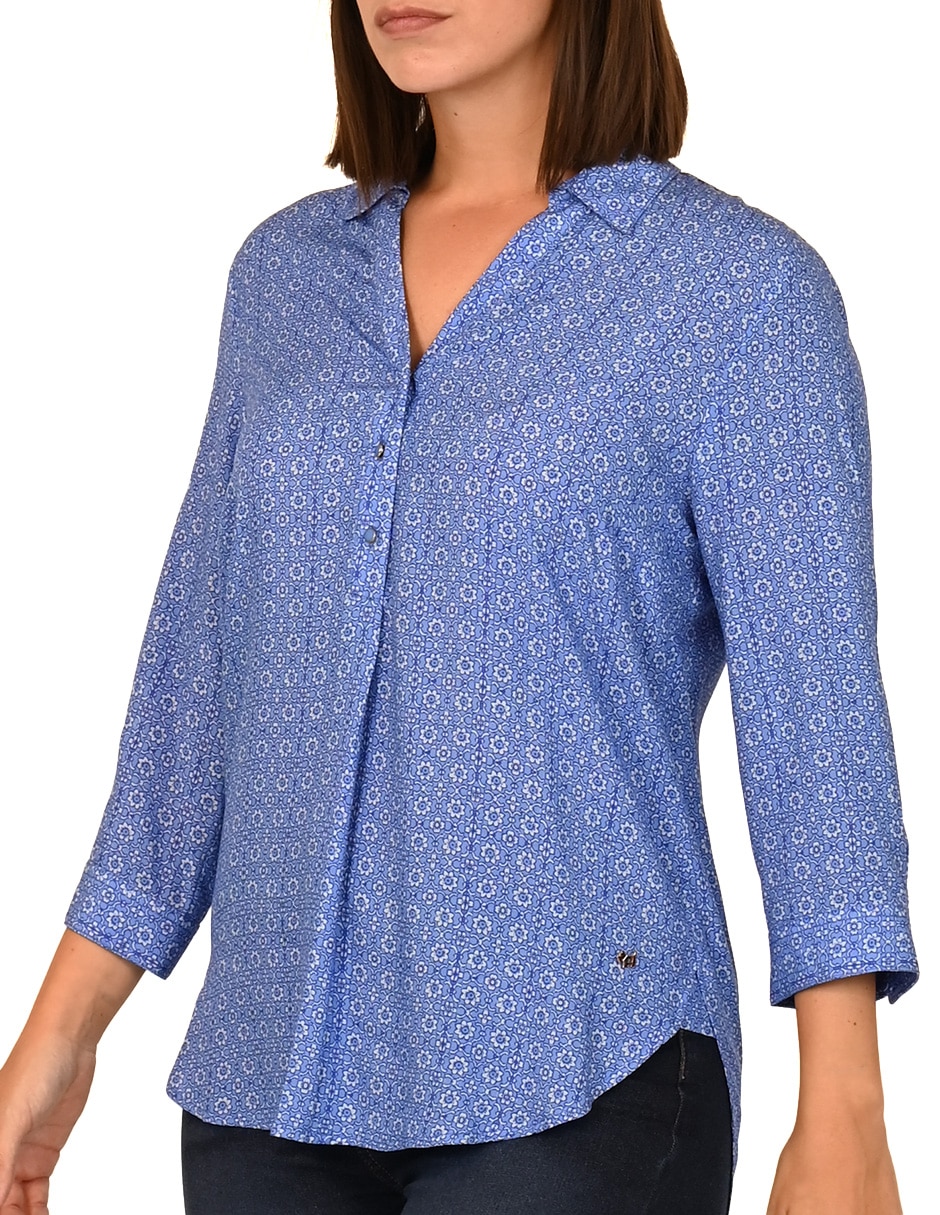 Blusa manga 3/4 para mujer 7