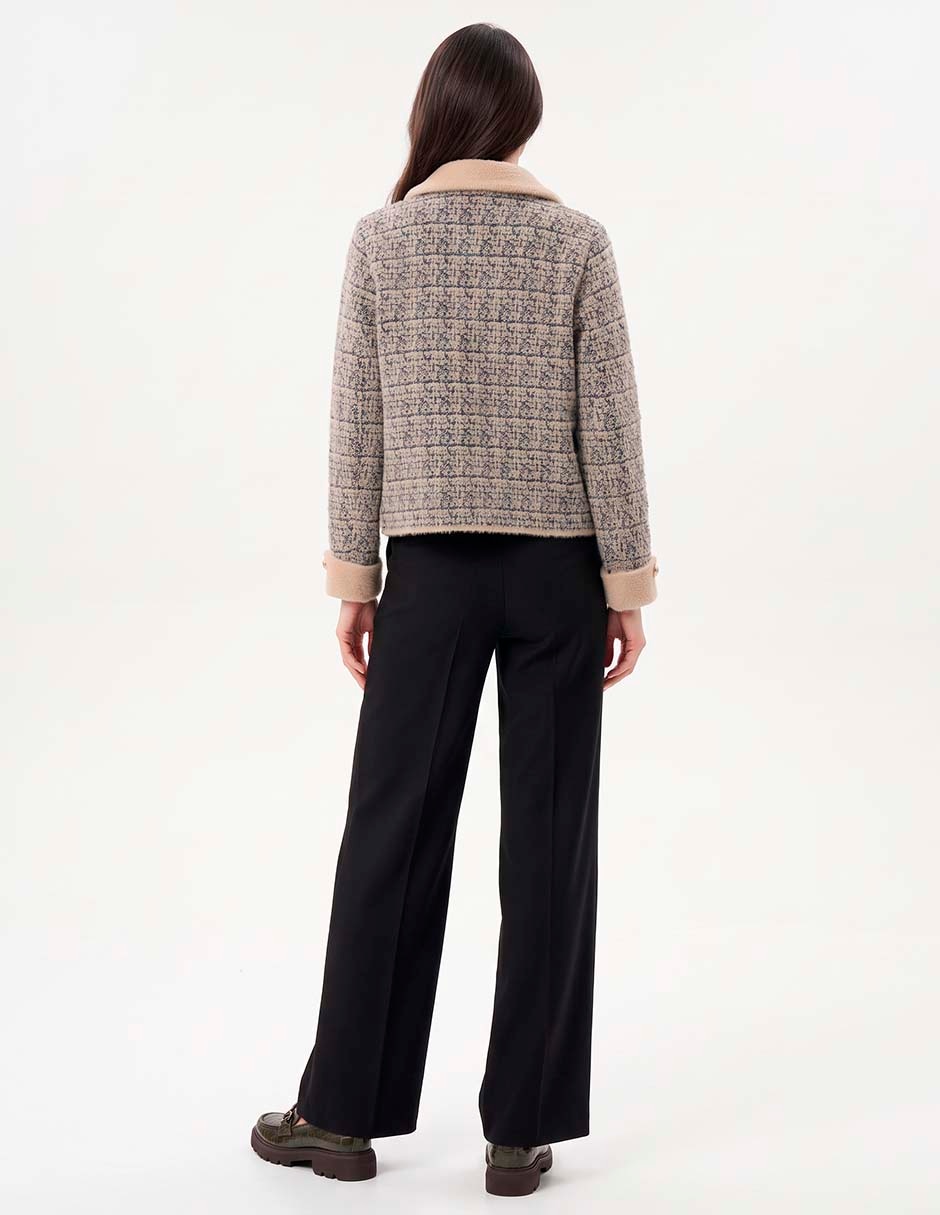 Suéter Karen Oliver cuello camisero para muer 4
