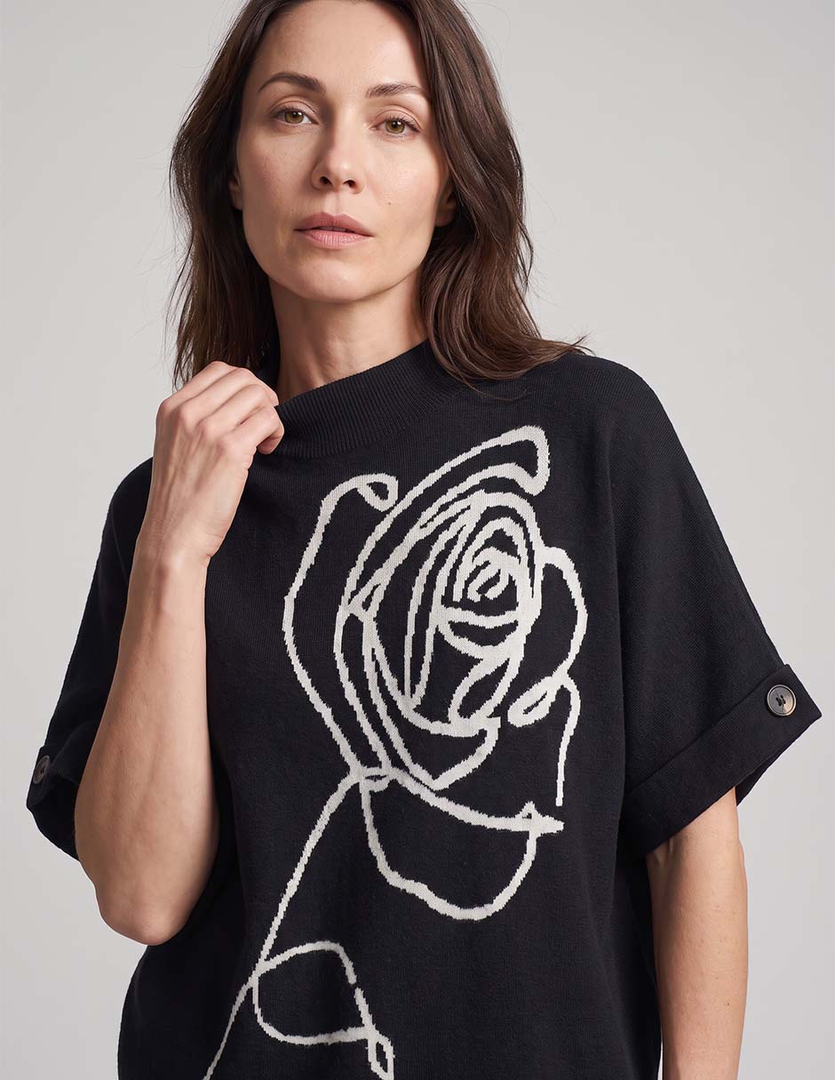 Suéter cuello alto para mujer 3