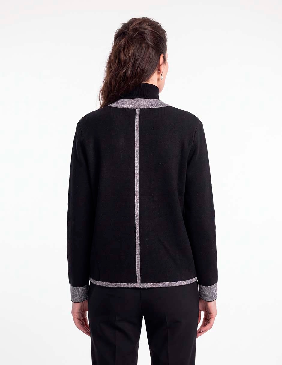 Suéter cuello redondo para mujer 4