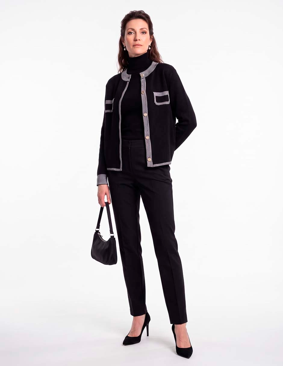 Suéter cuello redondo para mujer 3