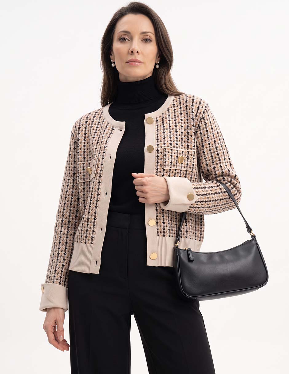 Suéter cuello redondo para mujer Suéter cuello redondo para mujer