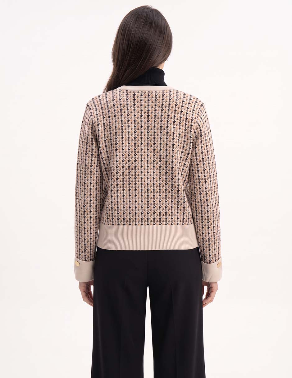 Suéter cuello redondo para mujer 3