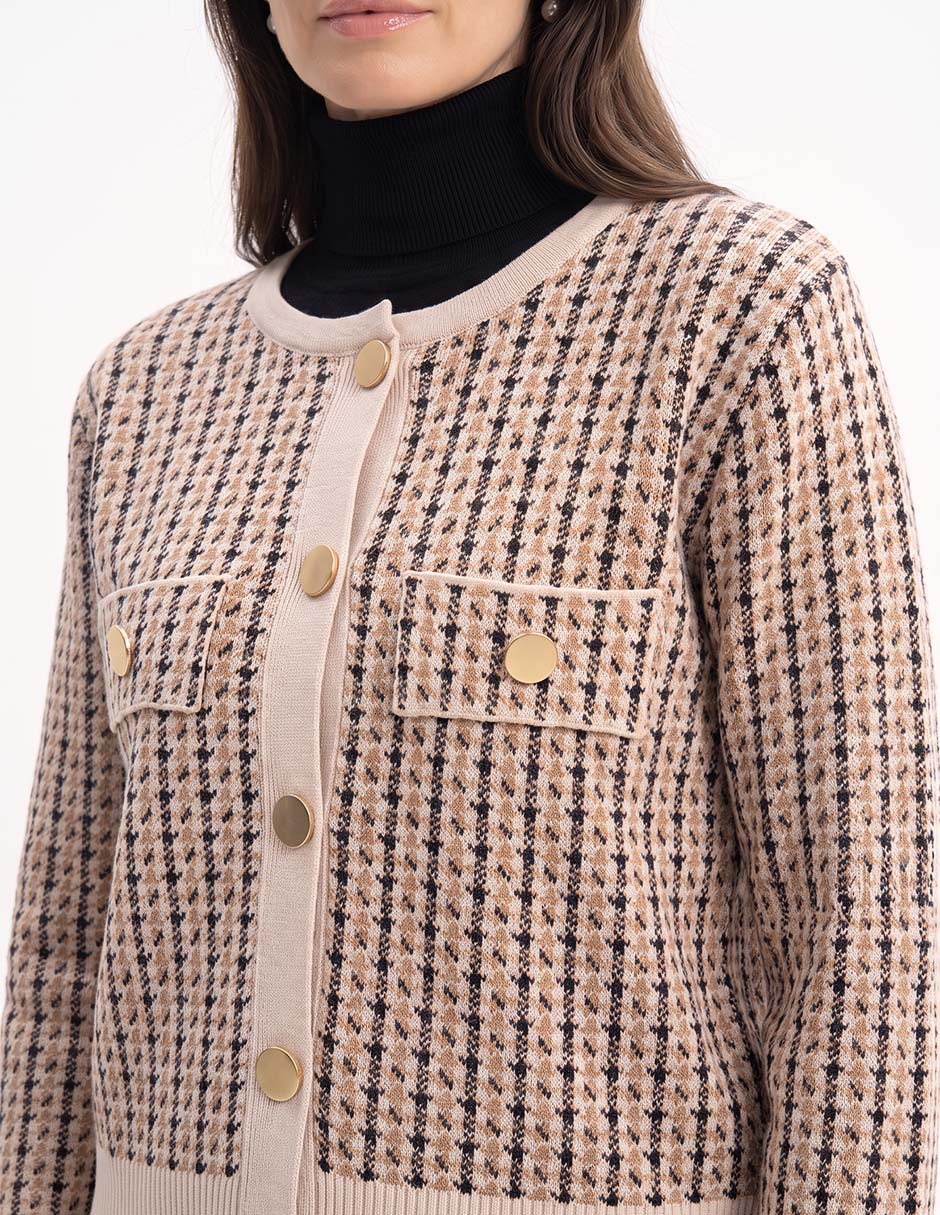 Suéter cuello redondo para mujer 2