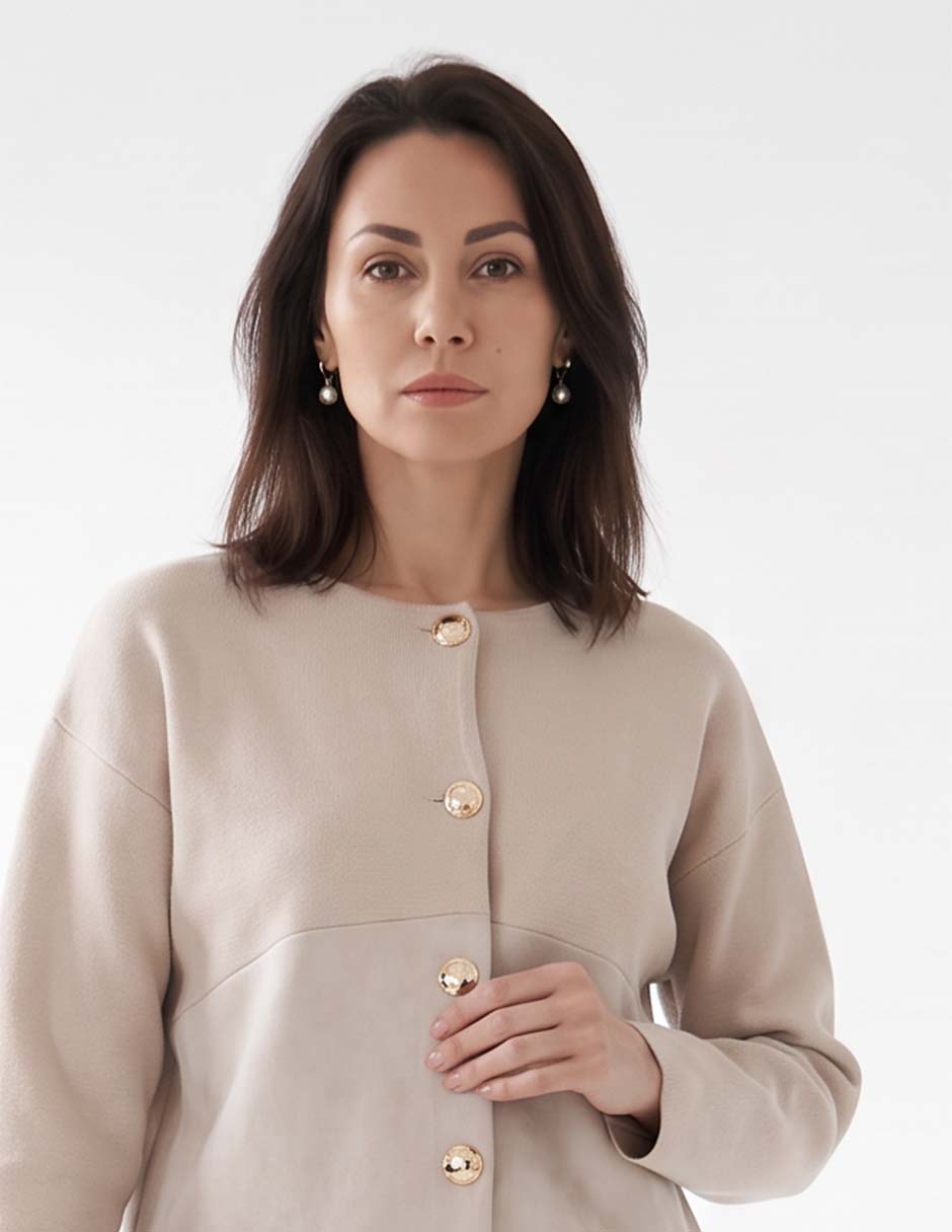 Suéter cuello redondo para mujer 3