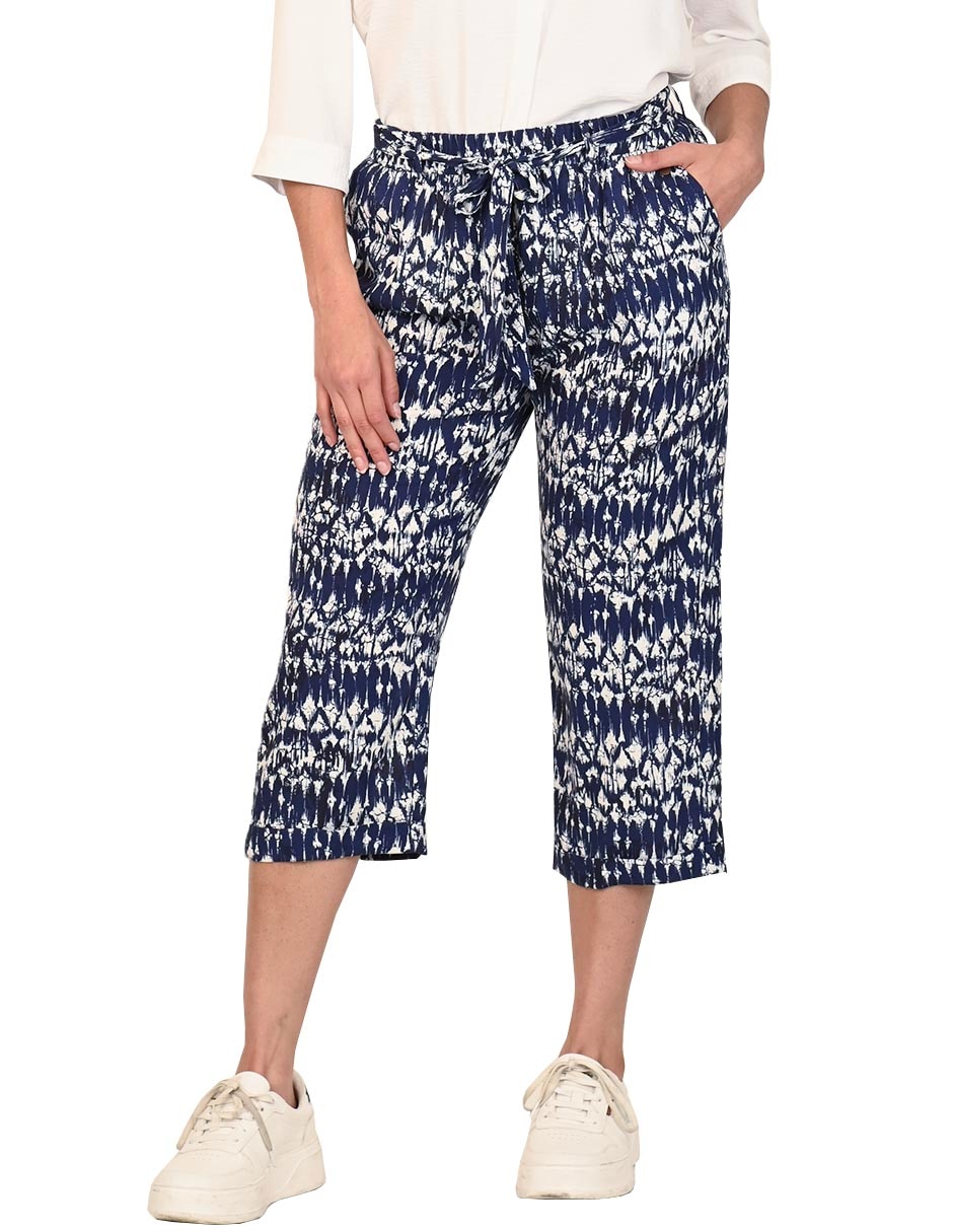 Pantalón capri regular para mujer Pantalón capri regular para mujer