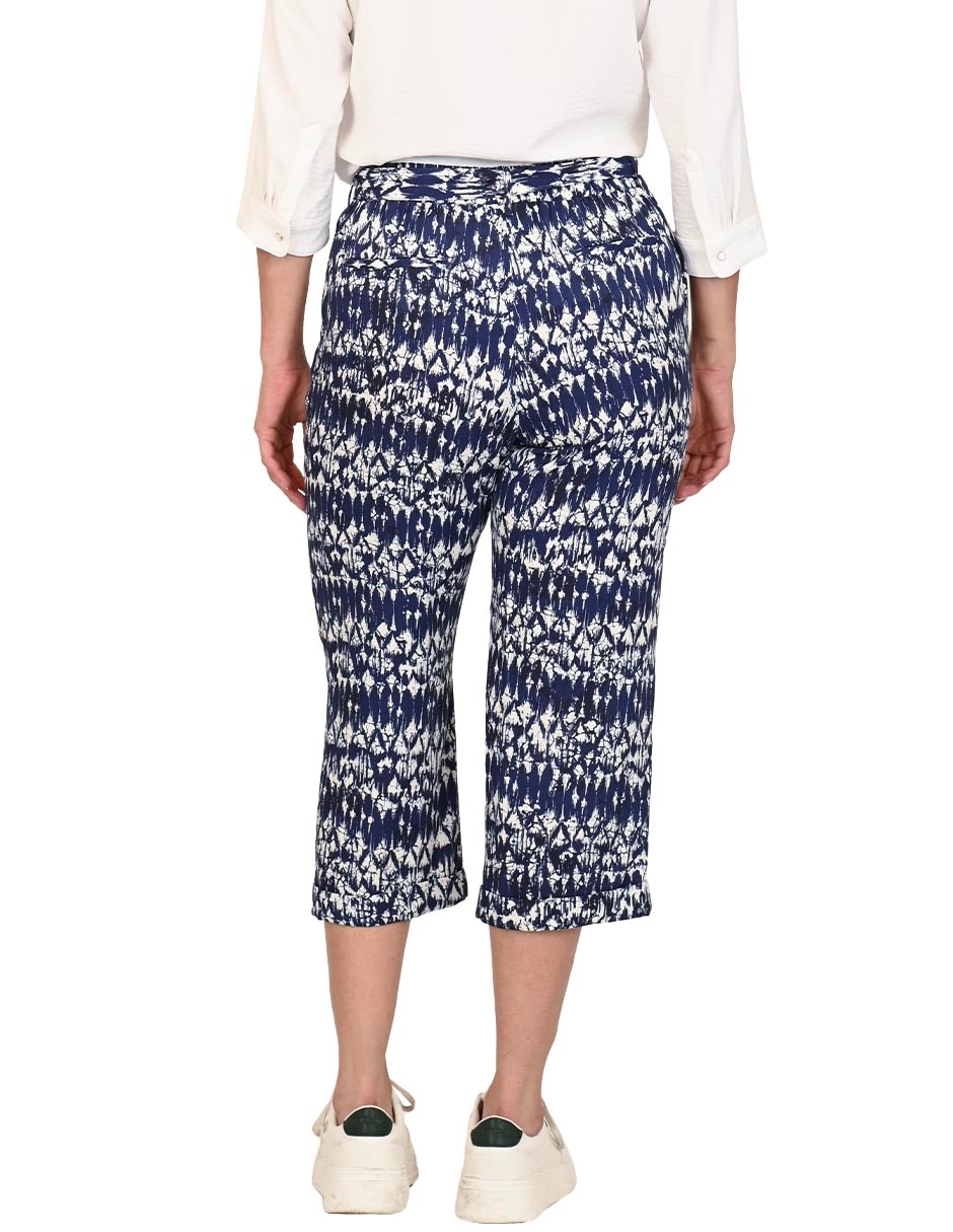 Pantalón capri regular para mujer 4