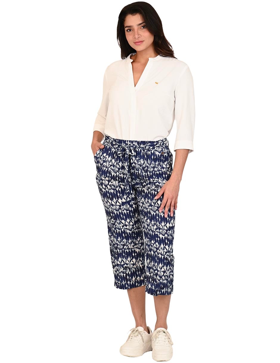 Pantalón capri regular para mujer 3