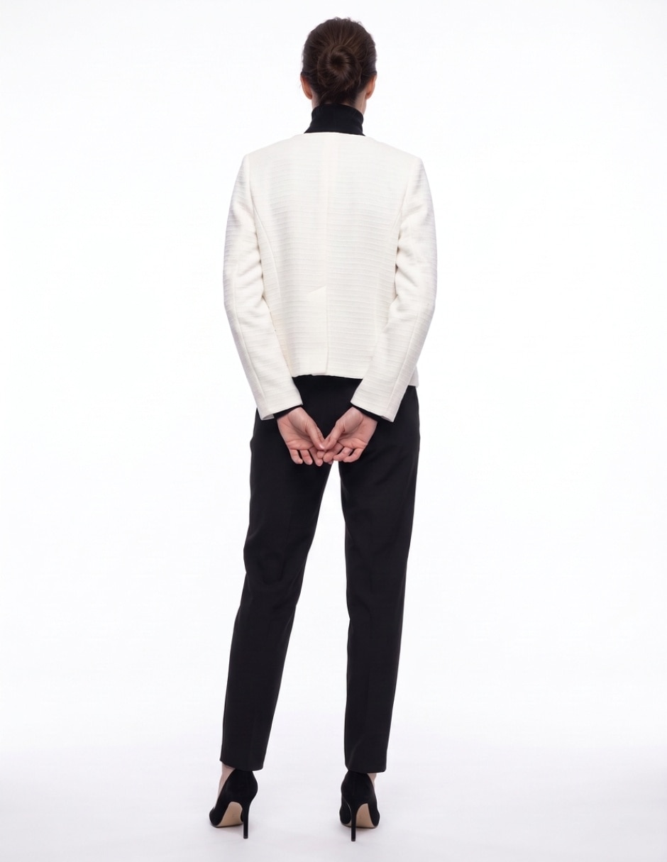 Suéter cuello redondo para mujer 2