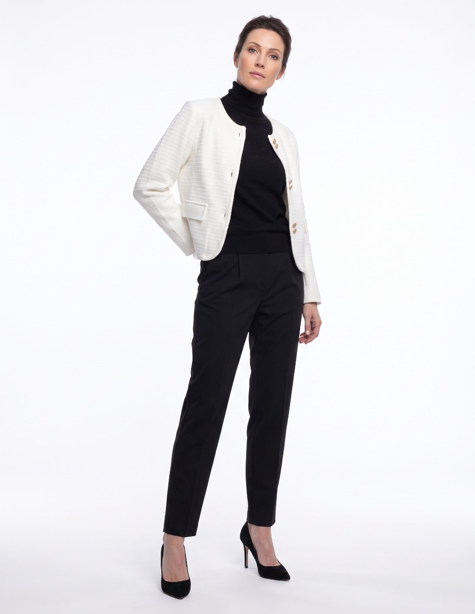 Suéter cuello redondo para mujer 3