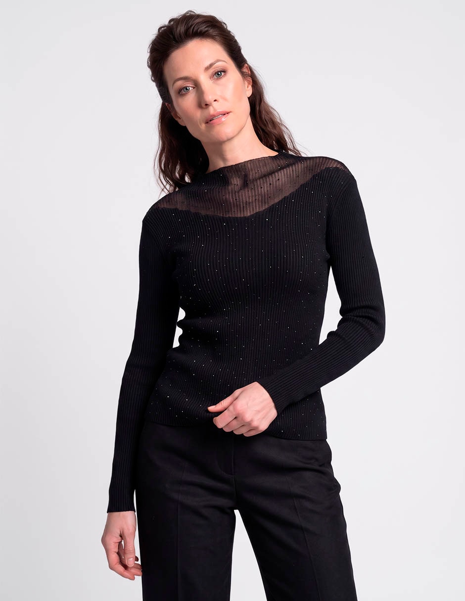 'suéter' 'cuello' redondo 'para mujer'