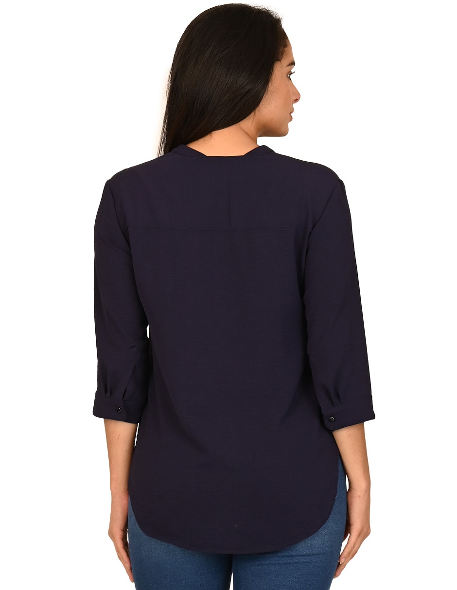 Blusa Ferrioni manga 3/4 para mujer