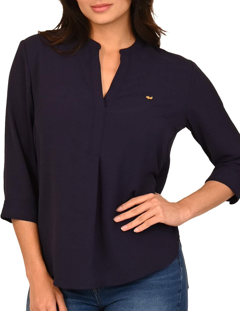 Blusa Ferrioni manga 3/4 para mujer