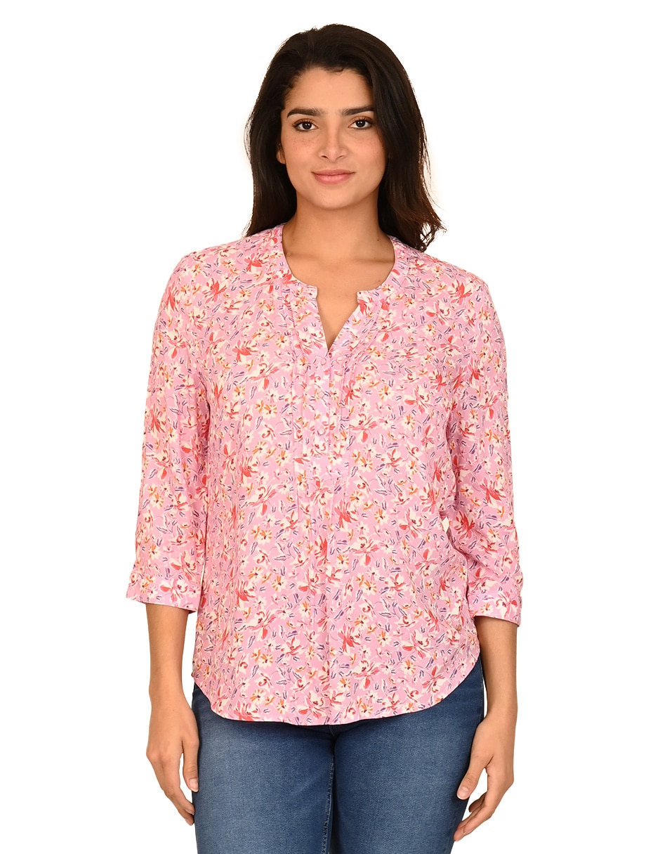 Blusa manga 3/4 para mujer 1