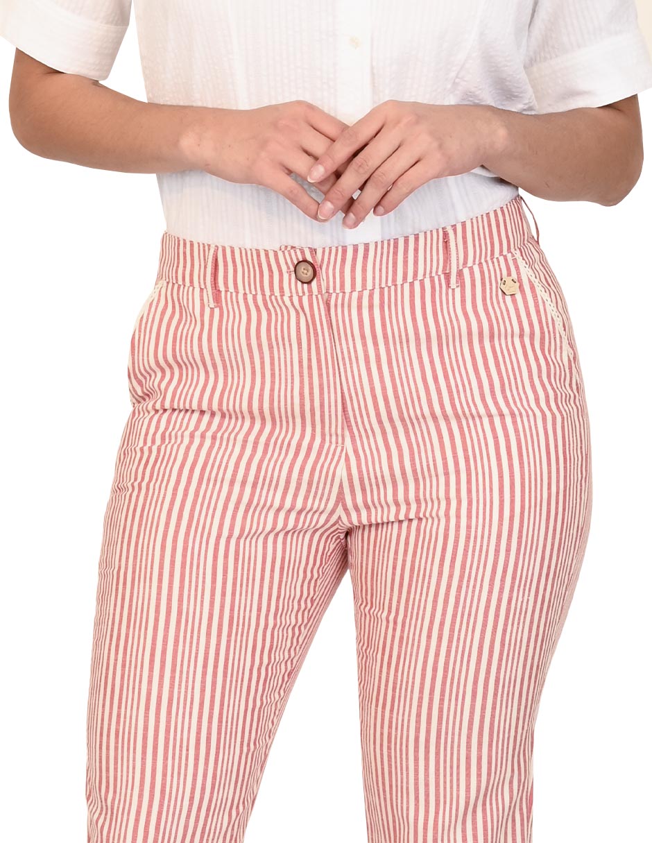 Pantalón capri regular para mujer 3