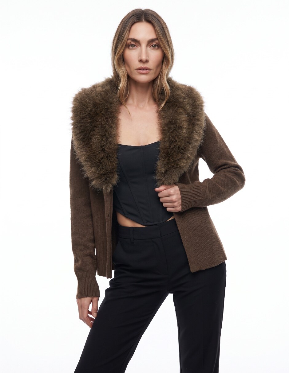 Suéter cuello v para mujer Suéter cuello v para mujer