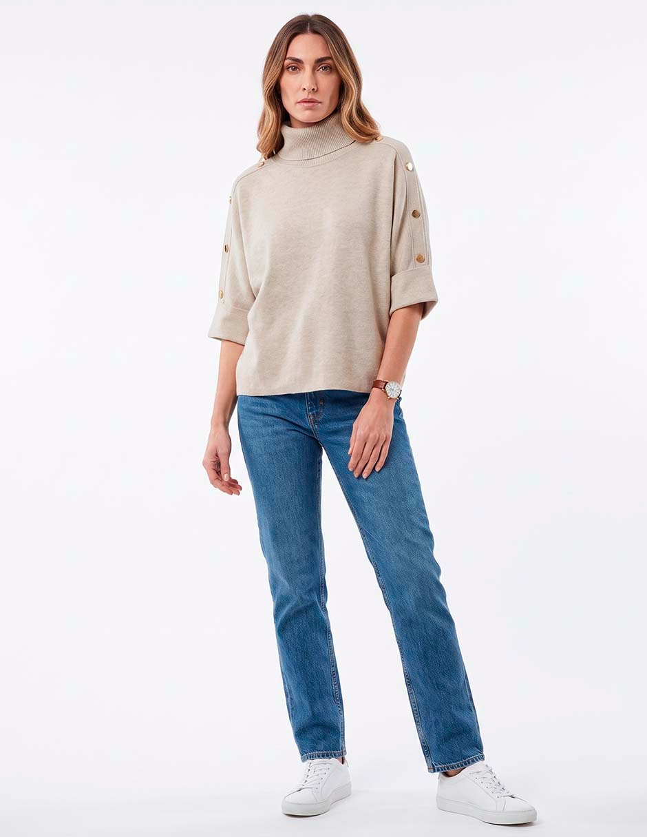 Suéter cuello alto para mujer 3