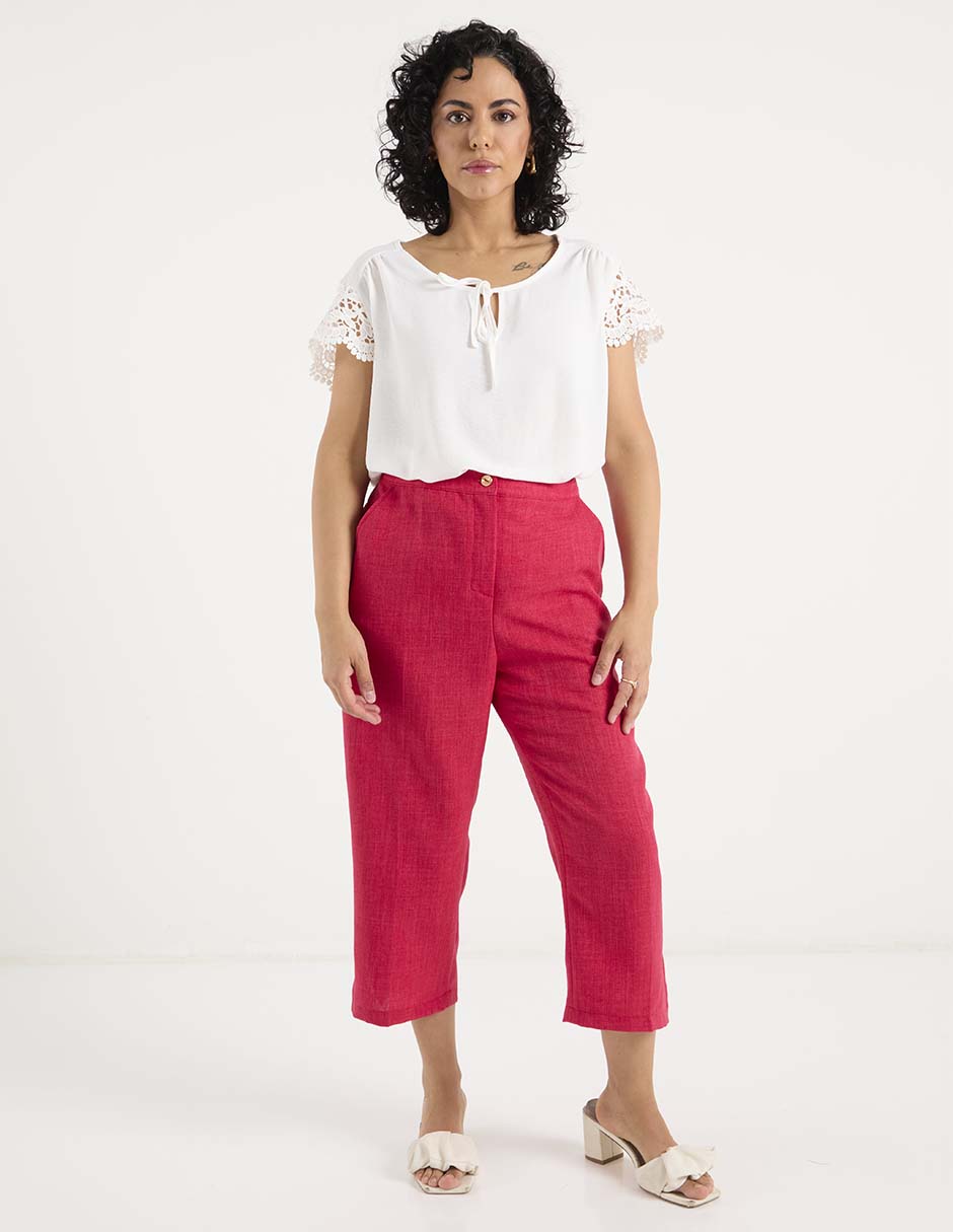 Blusa manga corta para mujer 3