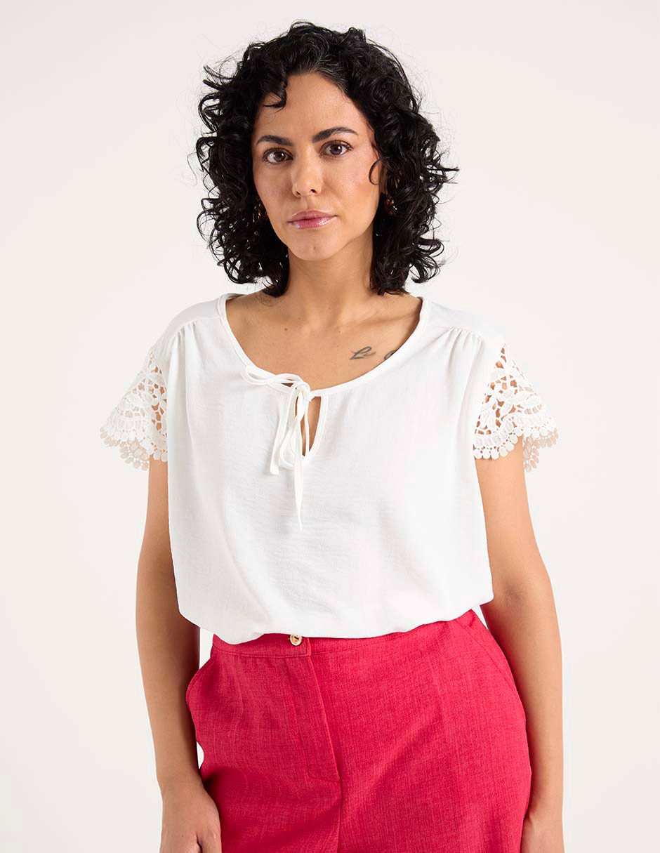 Blusa manga corta para mujer Blusa manga corta para mujer