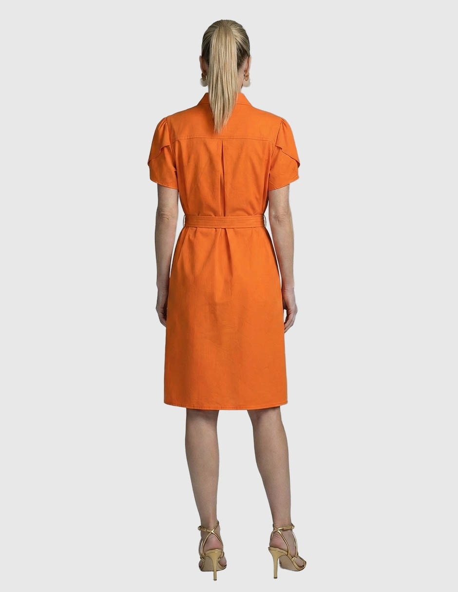 Vestido a la rodilla casual para mujer 2