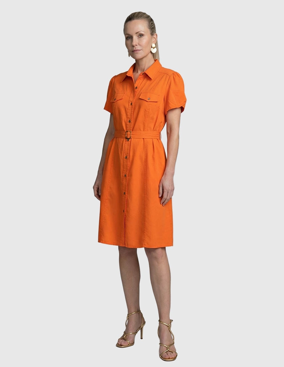 Vestido a la rodilla casual para mujer 3