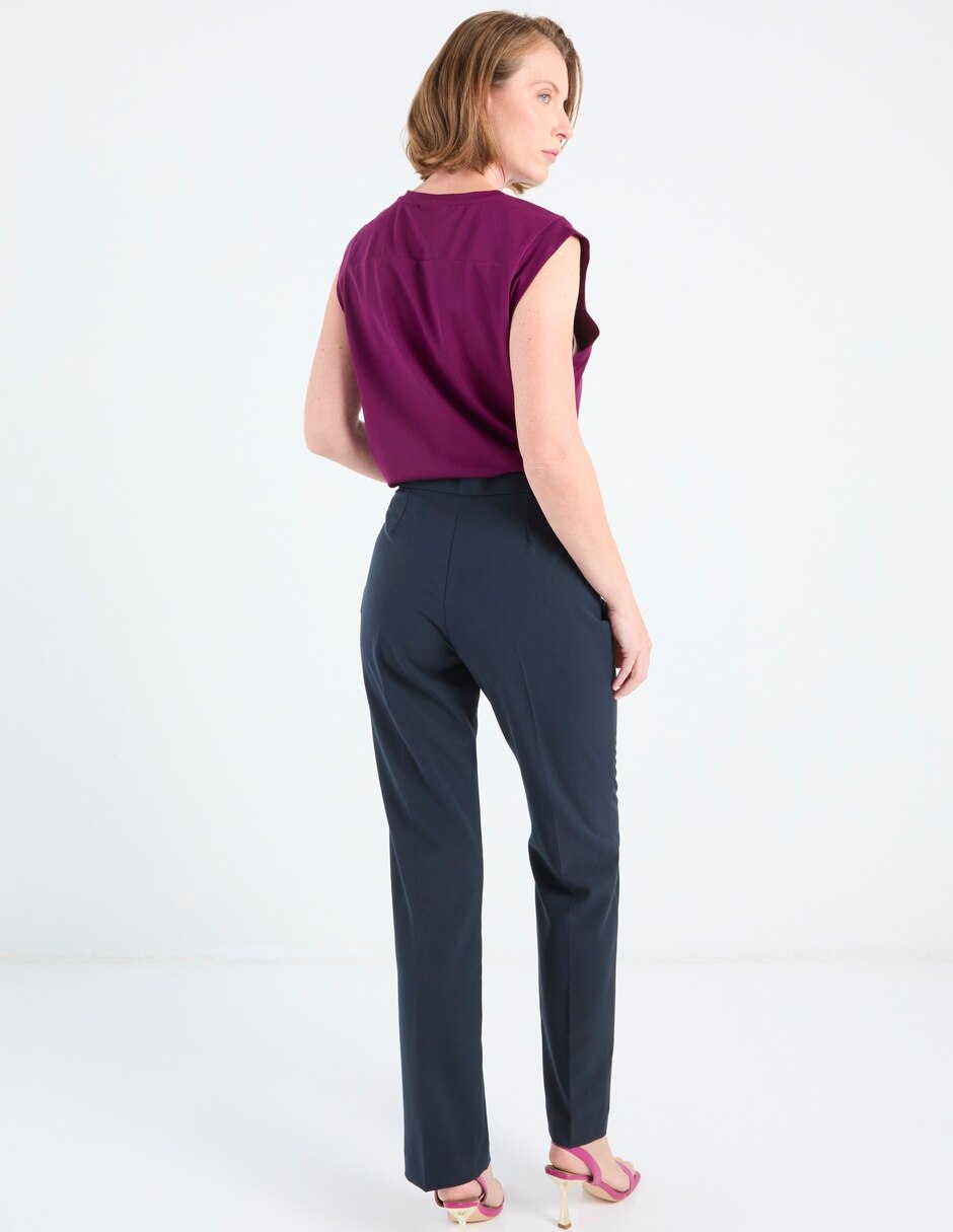 Pantalón de vestir slim para mujer 6
