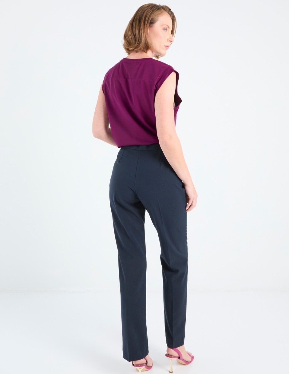 Pantalón de vestir slim para mujer 6