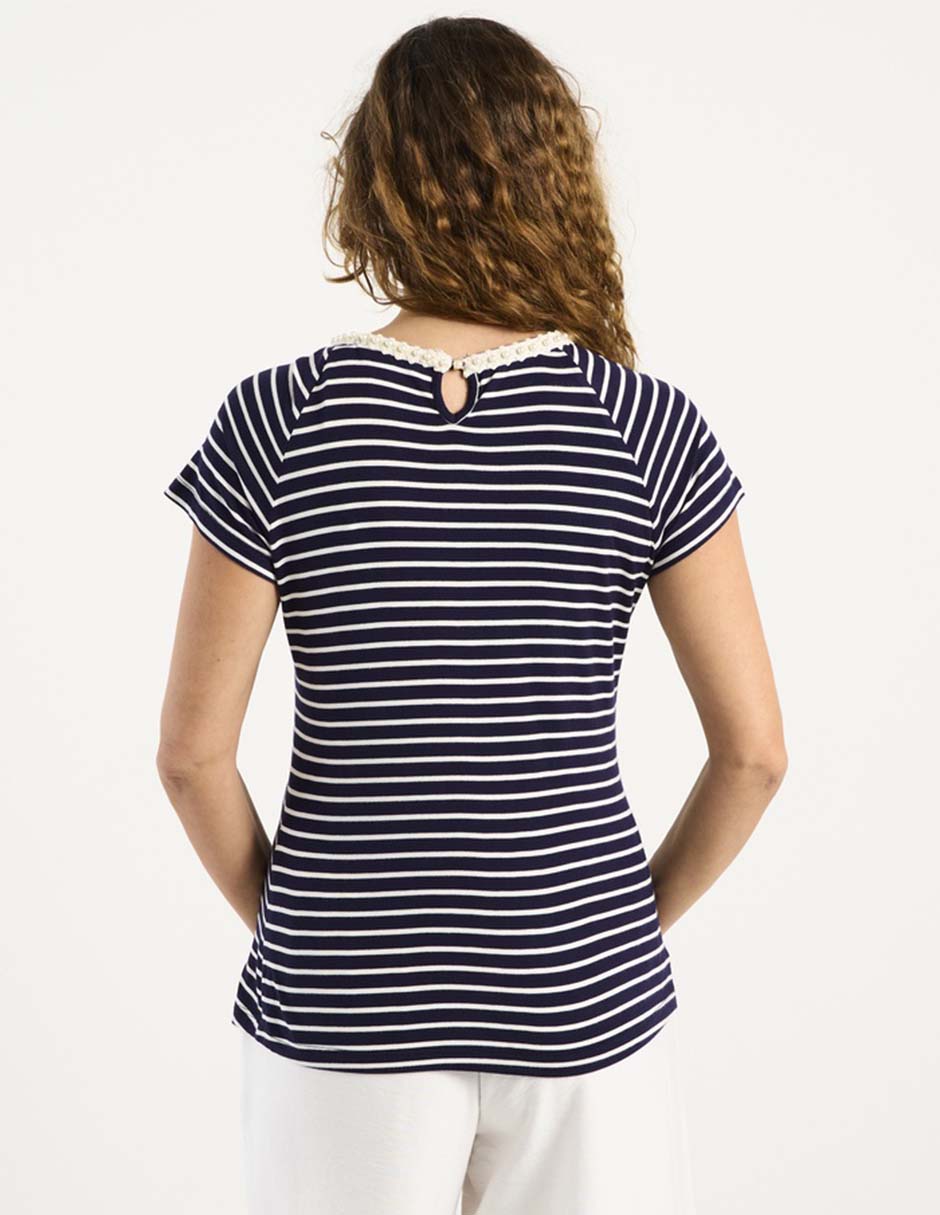 Blusa manga corta para mujer 11