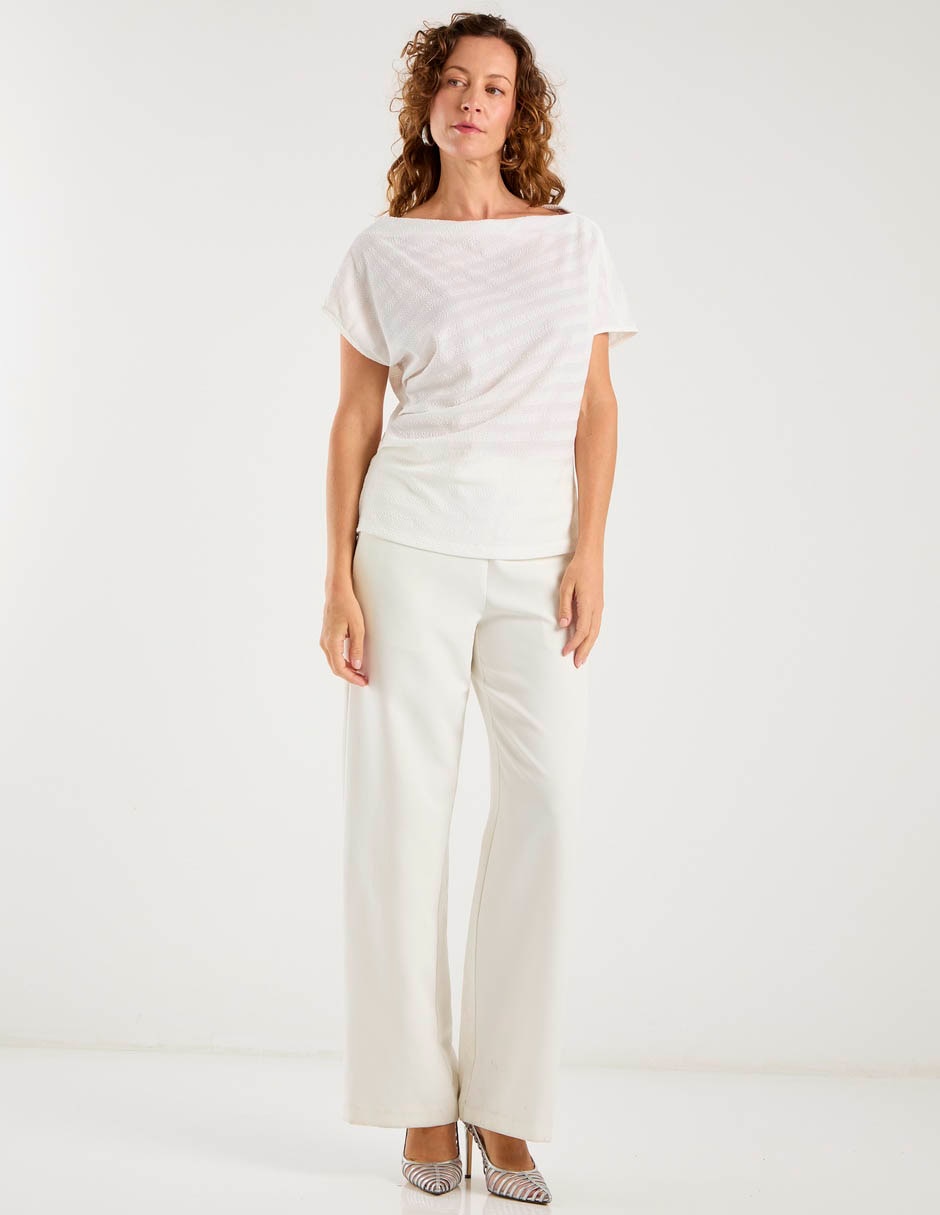 Blusa manga corta para mujer 8
