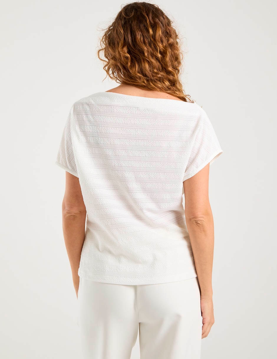 Blusa manga corta para mujer 11