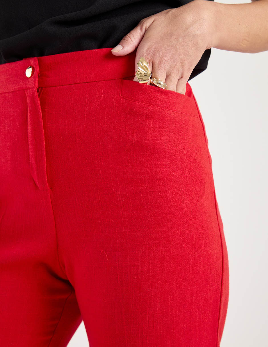 Pantalón capri straight para mujer 3