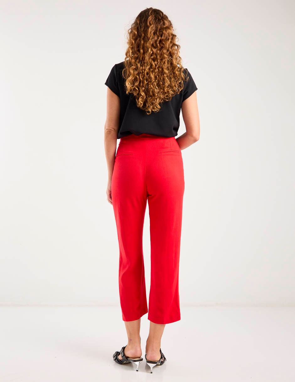 Pantalón capri straight para mujer 6