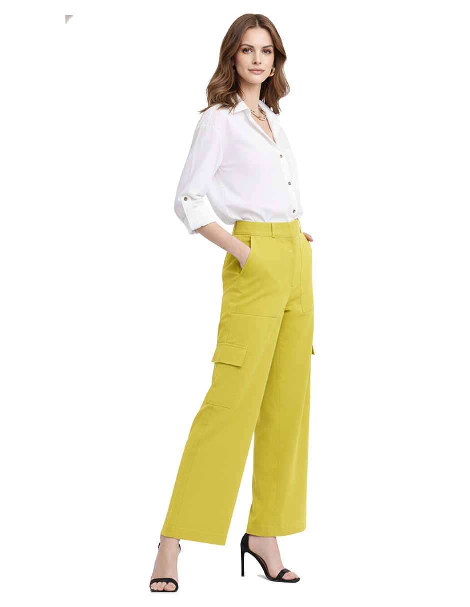 Pantalón amplio para mujer 4