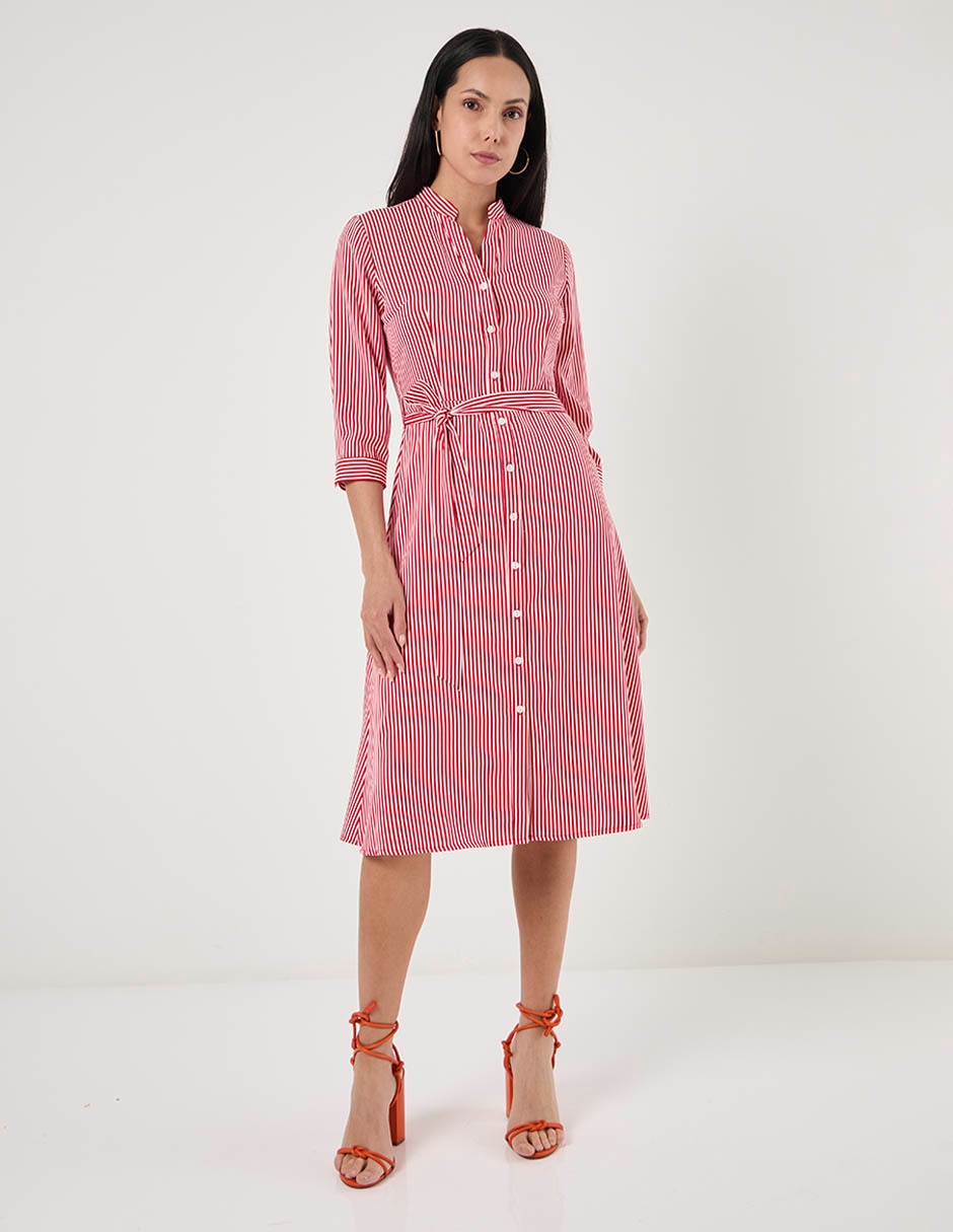 Vestido a la rodilla casual para mujer 2
