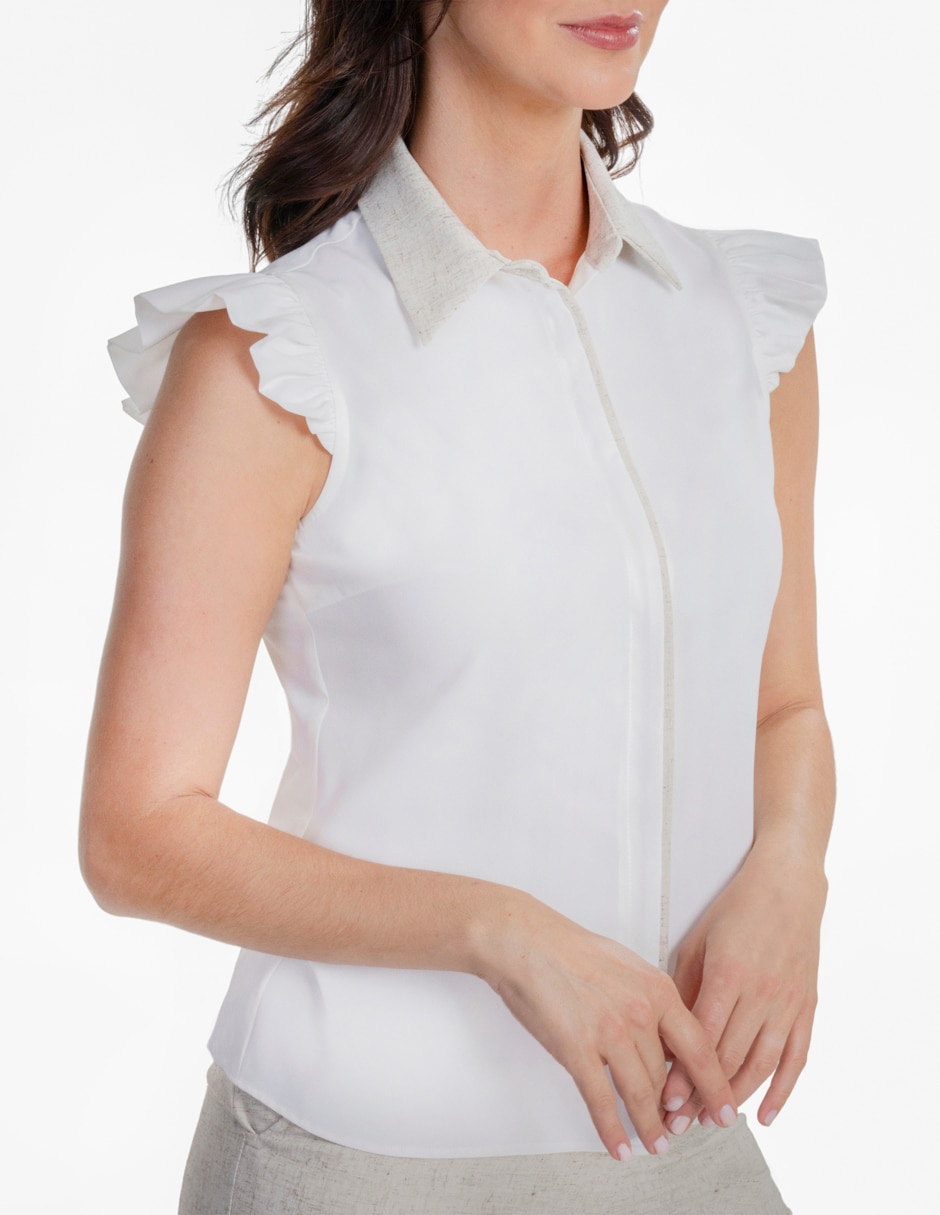 Blusa manga corta para mujer 3