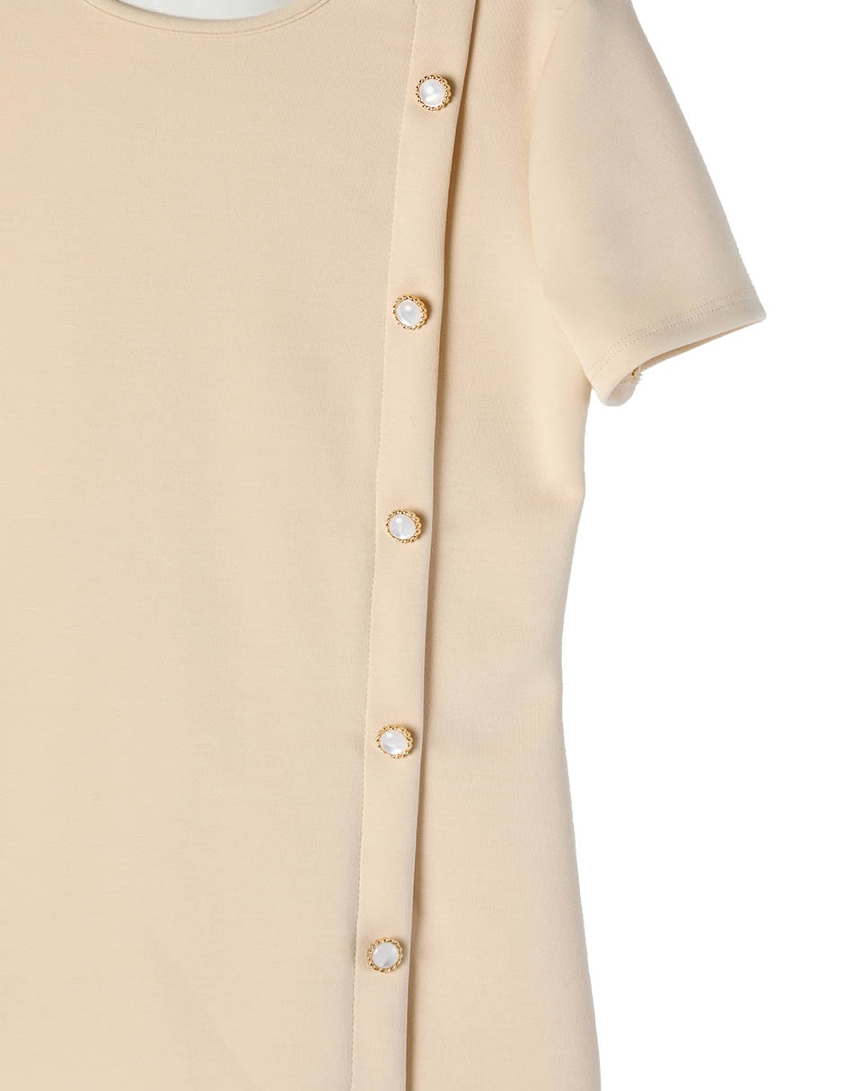 Blusa Atelier Petite manga corta para mujer