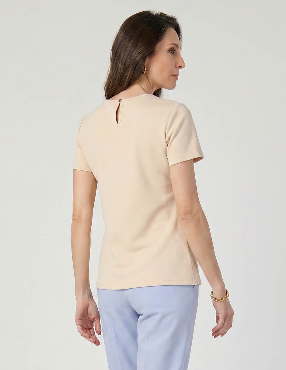 Blusa Atelier Petite manga corta para mujer
