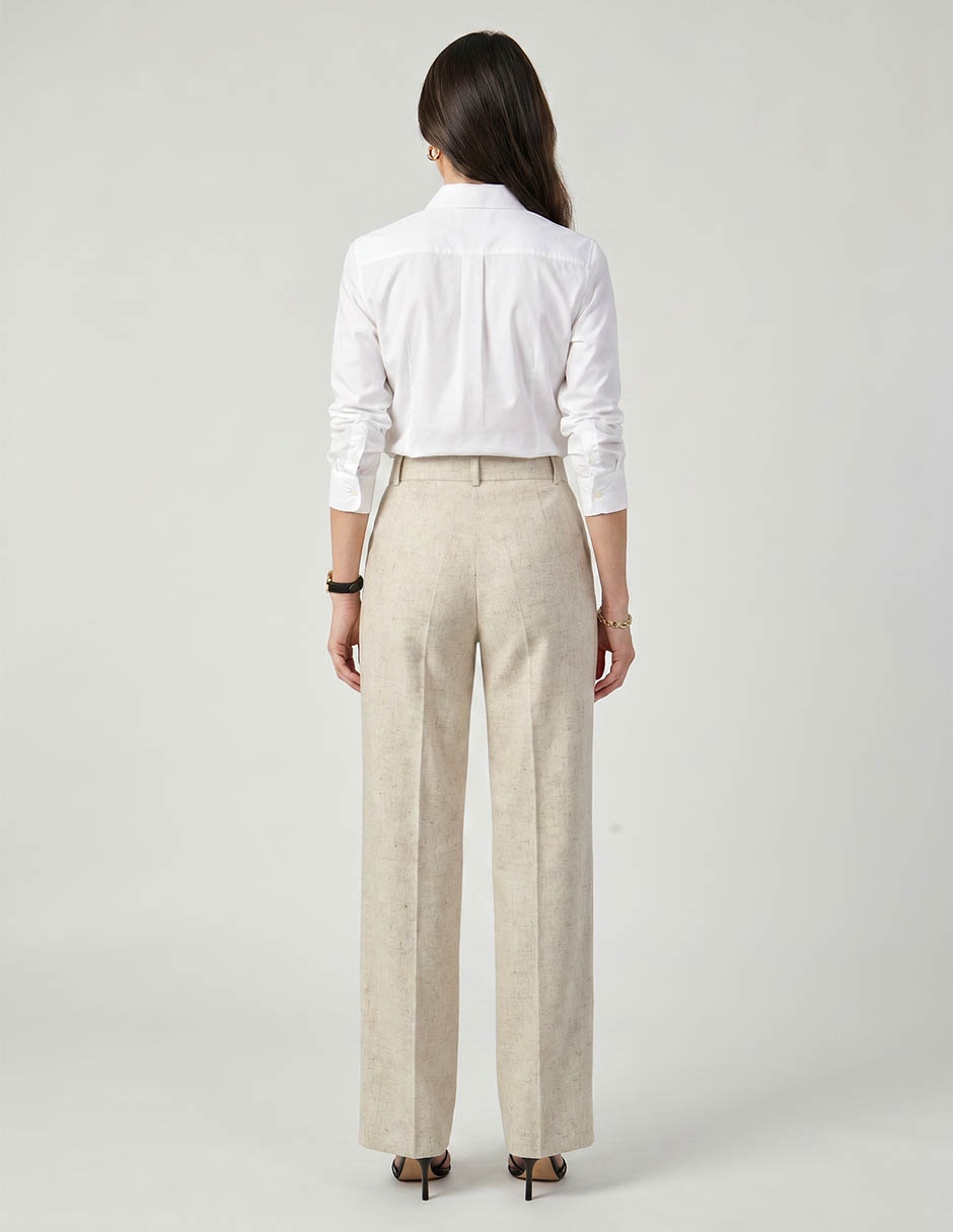 Pantalón de vestir Atelier Petite wide leg para mujer