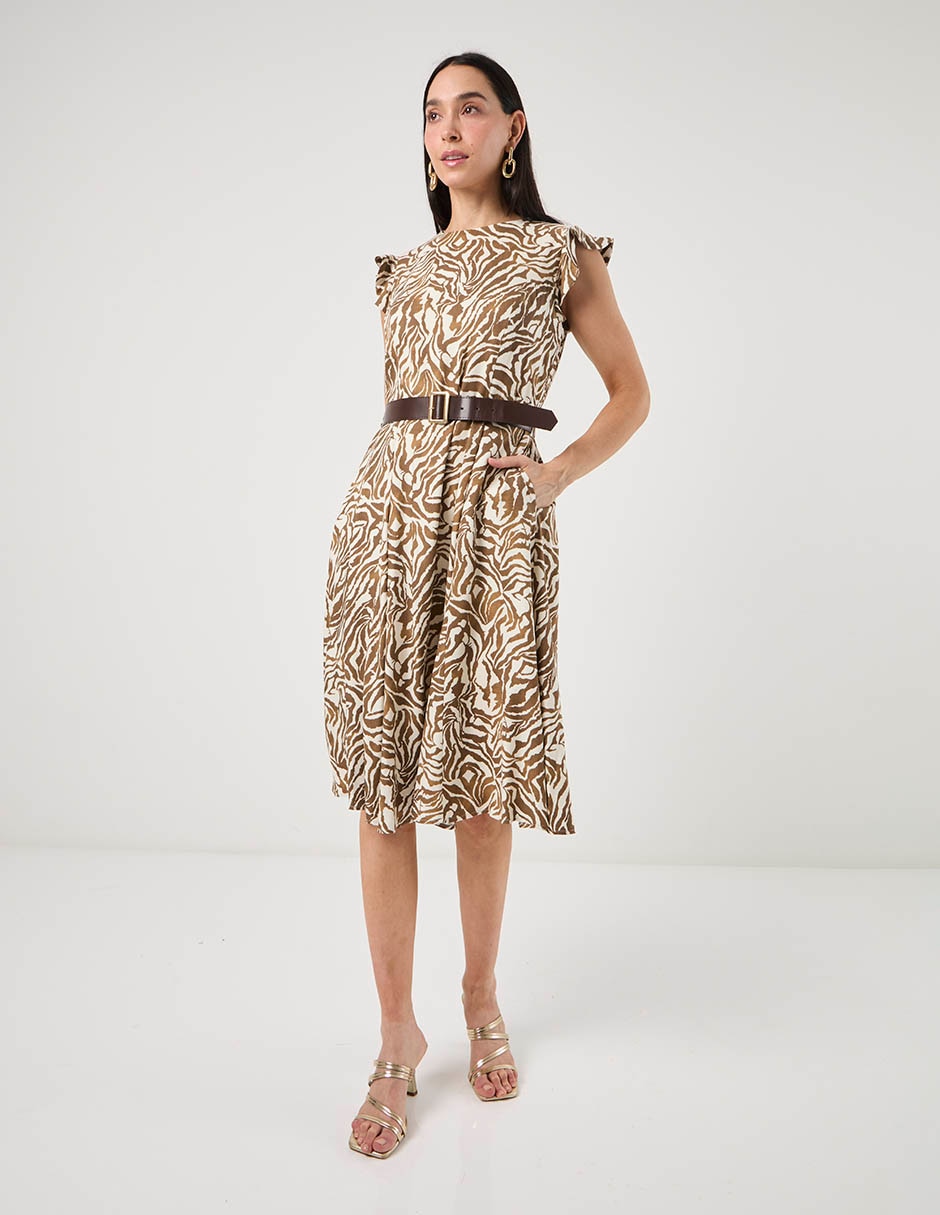 Vestido volantes mujer 2