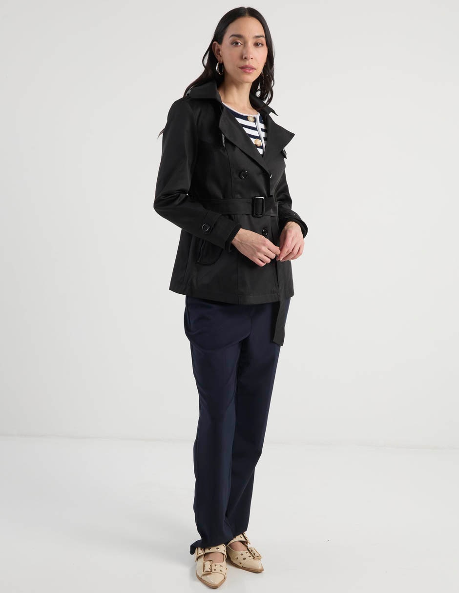 Gabardina con bolsillos para mujer 3