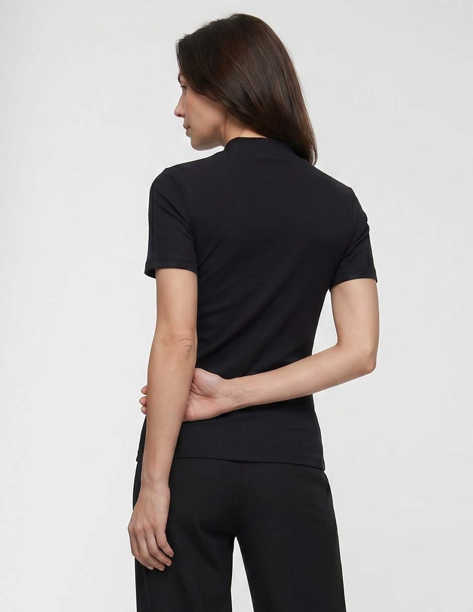 Playera manga corta lieb cuello redondo para mujer