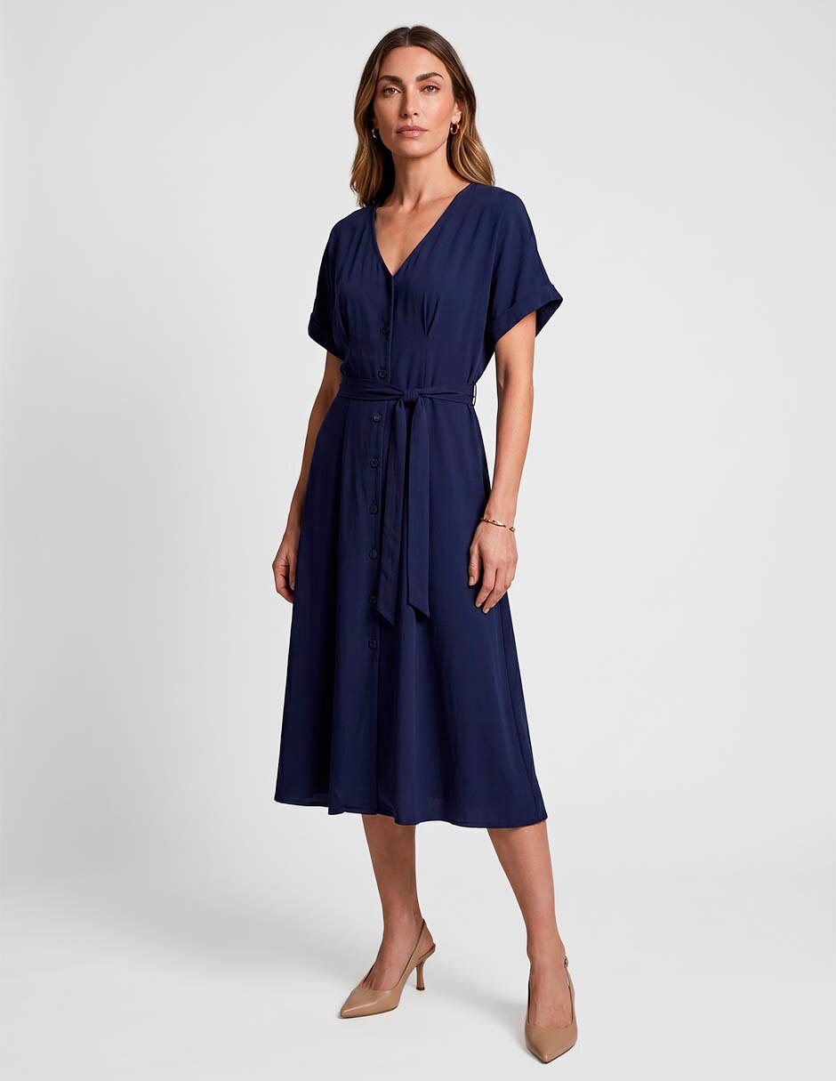 Vestido midi casual para mujer