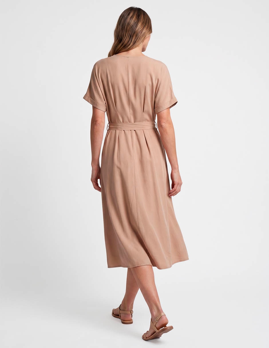 Vestido midi casual lieb para mujer