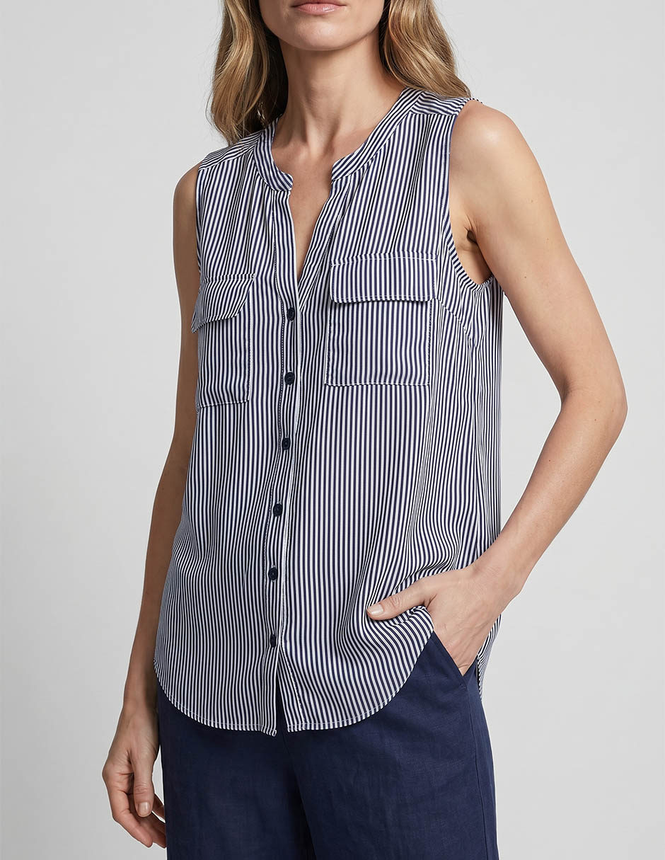 Blusa sin manga para mujer 3