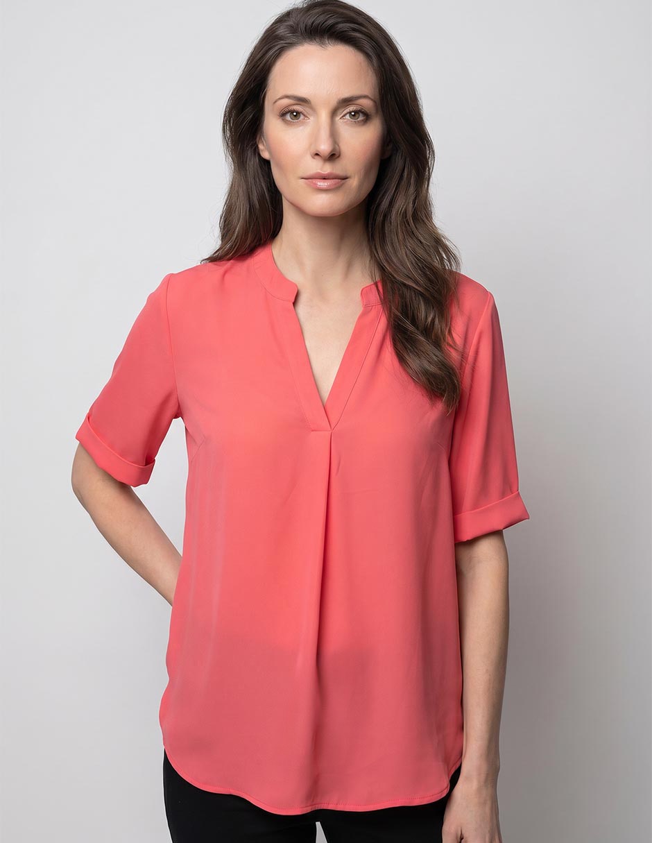 Blusa Lieb manga corta para mujer