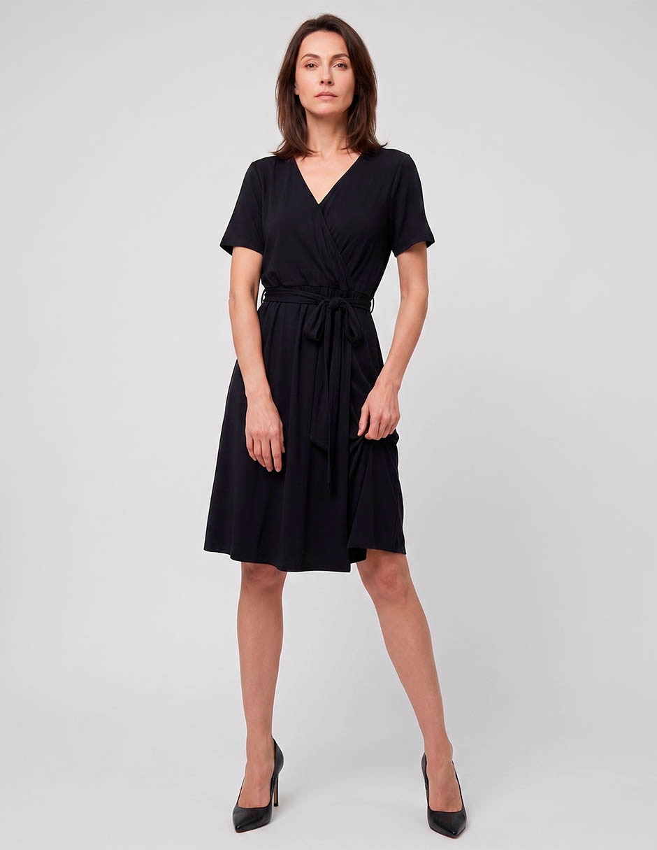 Vestido a la rodilla casual para mujer