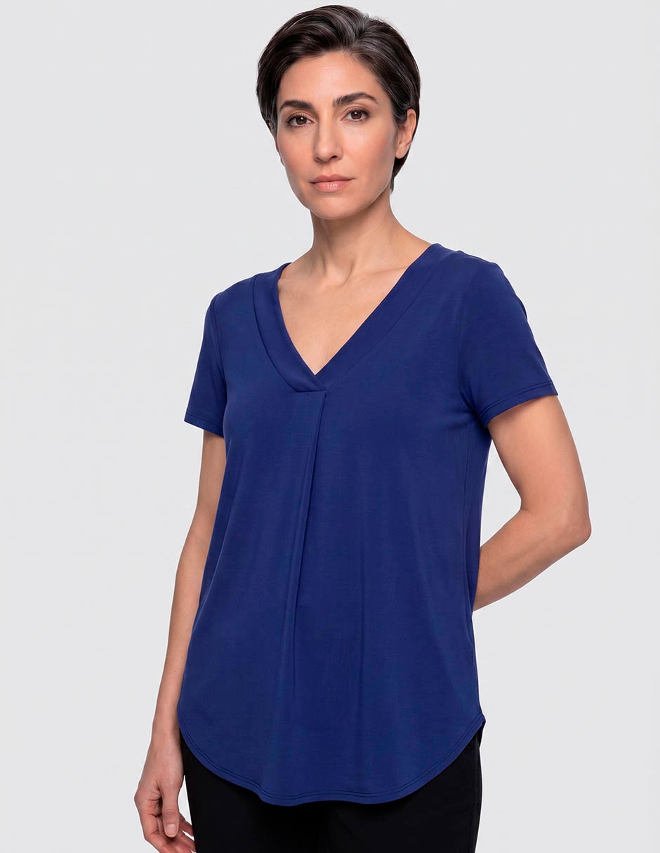 Blusa manga corta para mujer
